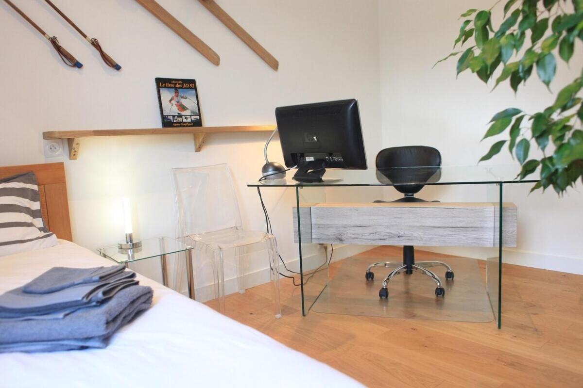 Hotegam Agency, 70 Rue Thiers Championnet, Close Sncf, New & Design, 2 Bedrooms, 1 Office Гренобъл Стая снимка